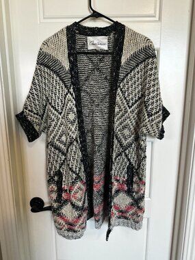 Cabi long short sleeve sweater